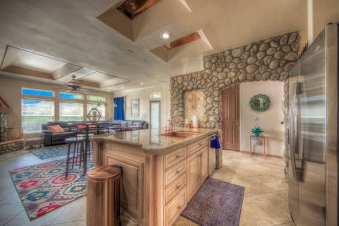 The kitchen is fully equipped to make anything you want during your stay