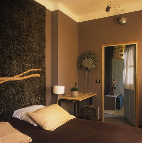 Cabanon bleu bedroom