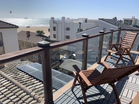 View to the north from private terrace