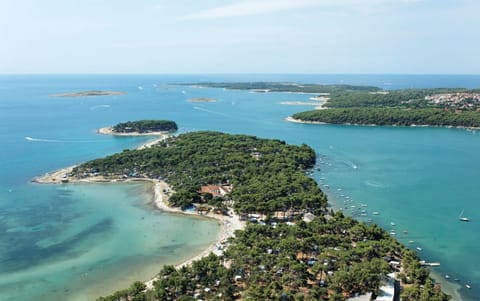 Beach nearby, water skiing