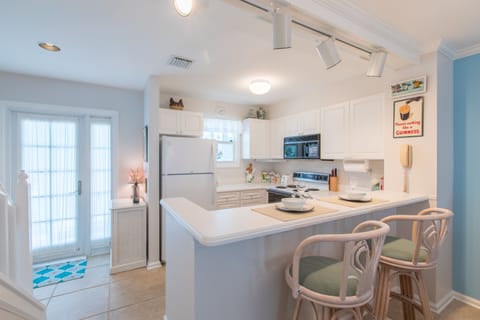 Fully stocked kitchen