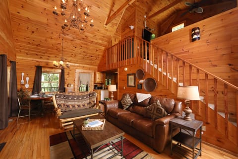 Living Room with Gas Fireplace