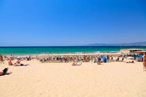 On the beach