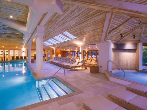 Indoor pool, a heated pool