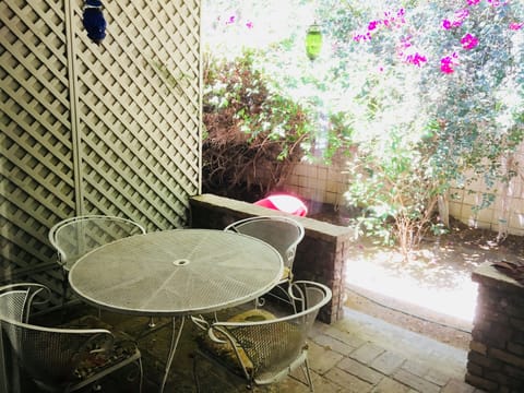 Private patio