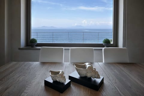 View from the interior dinning-room