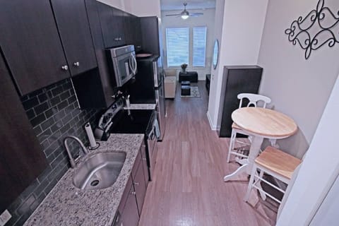 Entry way into Kitchen and Living Room