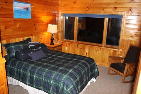 UPSTAIRS BEDROOM WITH VIEW OF THE RIVER