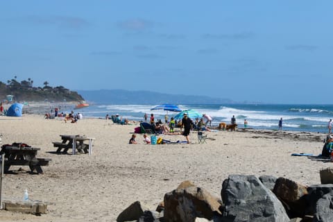 Beach nearby, beach towels