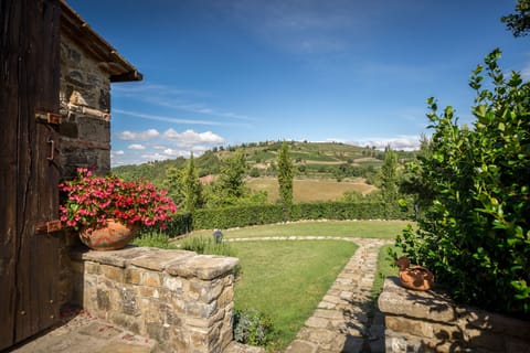 view from the private garden 