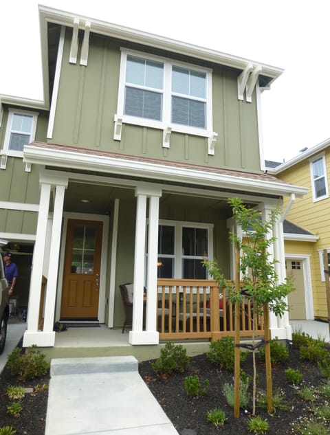 We really enjoy having a front patio, works well in all weather