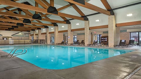 Indoor pool, a heated pool