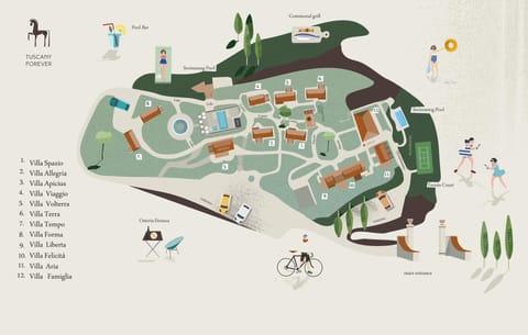 TUSCANY FOREVER RESIDENCE VILLA V VOLTERRA GROUND FLOOR APARTMENT 