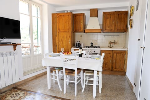 The brand new kitchen