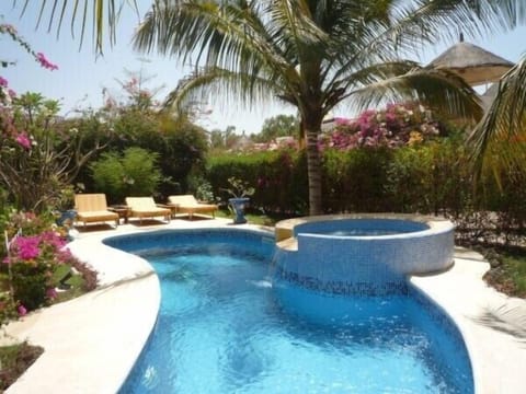 Outdoor pool, an infinity pool