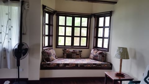 Master Bedroom Bay window doubles as additional sleeping area