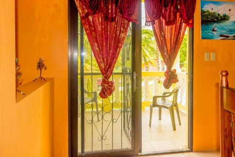 Doorway to a beautiful view from the porch.