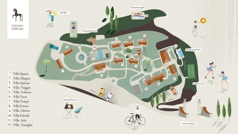 TUSCANY FOREVER RESIDENCE VILLA VIII FORMA FIRST FLOOR APARTMENT 