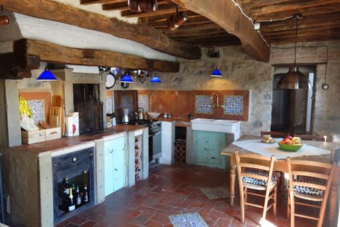 Wonderful rustic kitchen with modern amenities perfect for preparing any meal