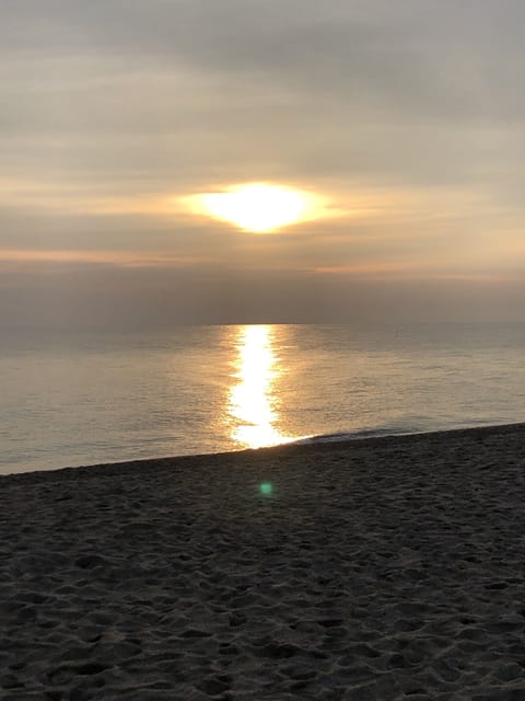 On the beach