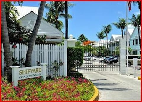 Gated entrance to Shipyard; 24 hour on site security