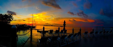 Sunset on the pier - words can't describe it.