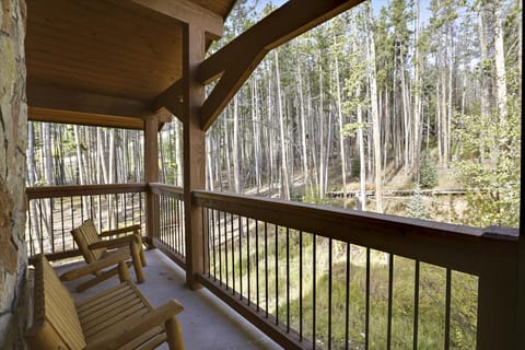 Balcony / Wooded Views