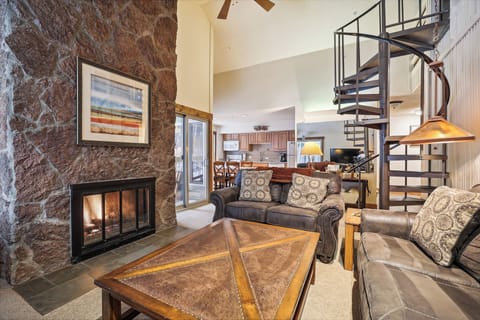 Living Room / Gas Fireplace