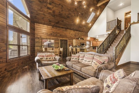 Spacious, comfy living room