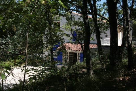 House view from cliff side
