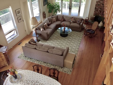 Living room, seen from the loft