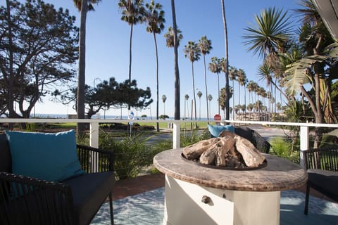 Best view of the beach/ocean on the block! Relax out here and light up firepit
