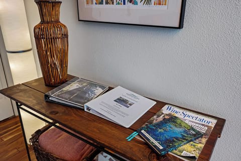 The area binder with suggestions for local activites.