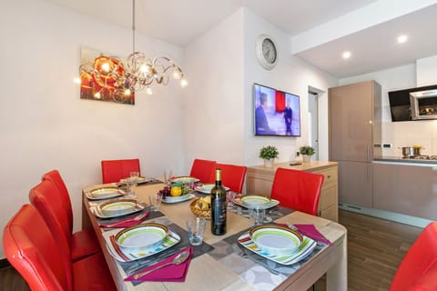 Kitchen and dining area