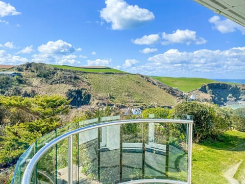 View from decking