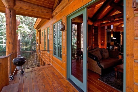 Deck off of main house