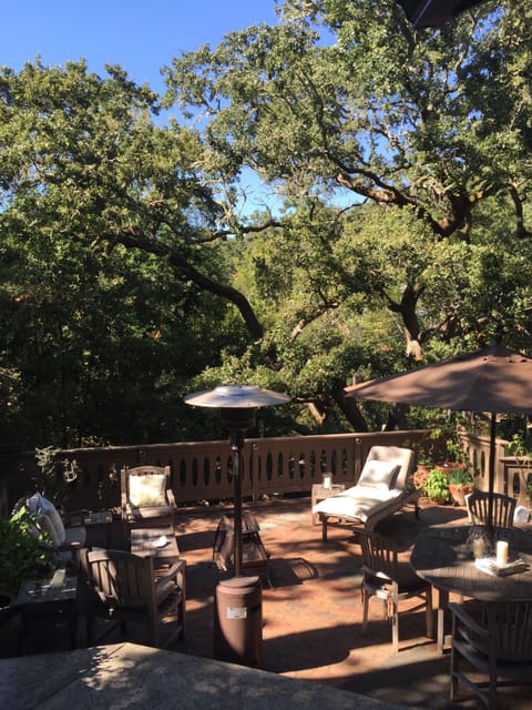 private patio just off living room