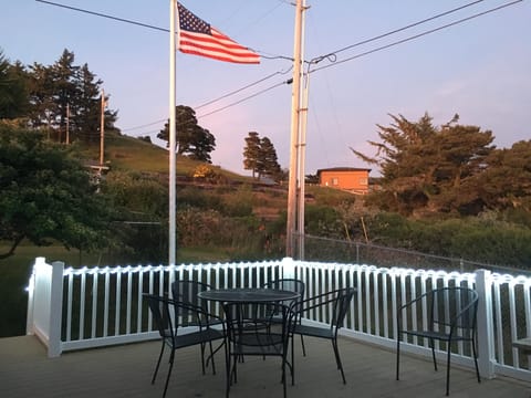 Front yard, front deck