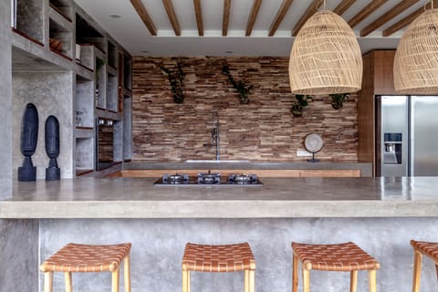 Villa also has coffee machine, blender, toaster, microwave, and many more.