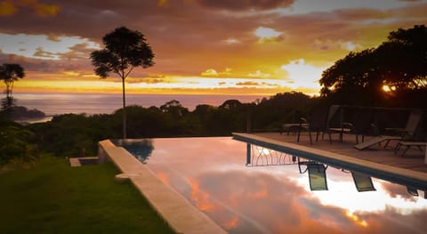 An infinity pool, a lap pool