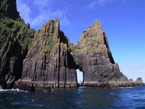 The Cathedral rocks of the Blasket Islands