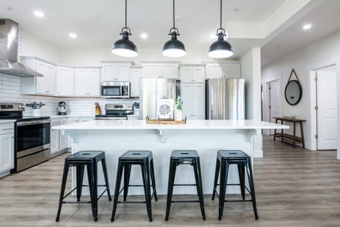 Dream kitchen with double the appliances and quartz counters