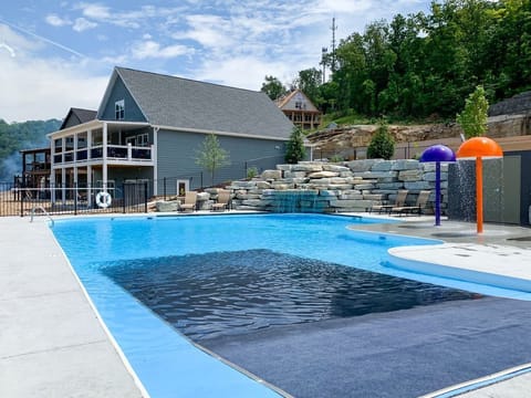 Indoor pool, a heated pool