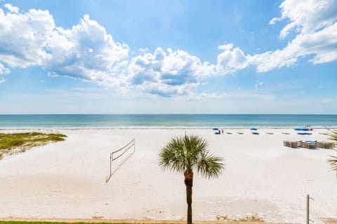 On the beach, beach towels