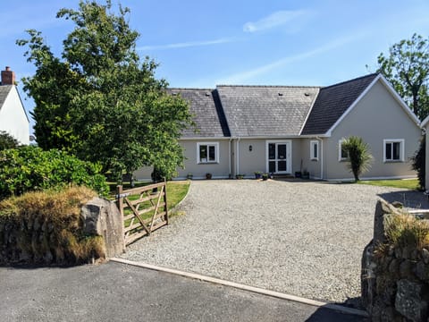 The driveway and entrance