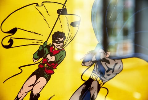 Fun and colourful decor at Rosevean House