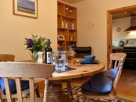 Dining room with wooden floor | Bell Hill Cottage, Lindale, near Grange-over-Sands