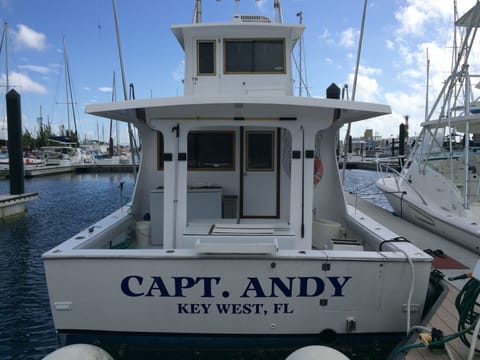The Capt Andy overnight charter or stay in port and enjoy Key West