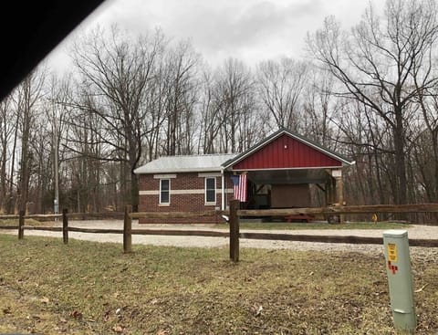Studio cabin with full bathroom.