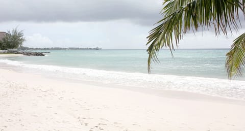 Beach nearby, sun loungers